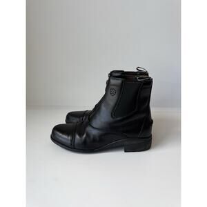 Ariat Boot Women Size 4 Devon Paddock Black Leather Riding Western Equestrian